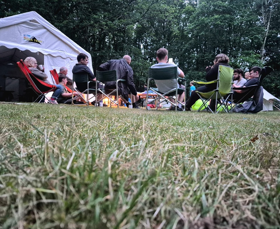 Volunteers helping at scout activities